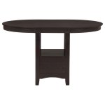 Lavon 5-piece Oval Counter Height Dining Set Espresso