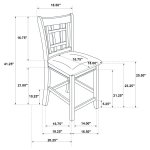 Lavon 5-piece Oval Counter Height Dining Set Light Chestnut