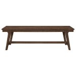 Reynolds 6-piece Rectangular Dining Table Set Brown Oak