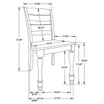 Madelyn 5-piece Rectangular Dining Table Set Coastal White