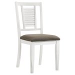 Appleton 5-piece Rectangular Dining Set Distressed White