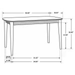 Partridge 5-piece Counter Dining Set Sheesham and Espresso