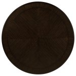 Twyla 5-piece 60-inch Round Wood Dining Table Set Dark Cocoa