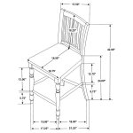 Wiley 5-piece Square Counter Height Dining Set Grey
