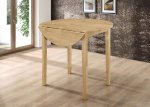 Bucknell 3-piece Round Drop Leaf Dining Table Set Natural