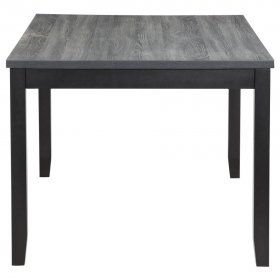 Barlow 6-piece Rectangular Dining Table Set Grey and Black