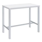 Natividad 5-piece Pub Height Bar Table Set White High Gloss