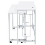 Jackson 4-piece Multipurpose Counter Height Table Set White