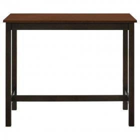 Connie 4-piece Counter Height Set Chestnut and Dark Brown