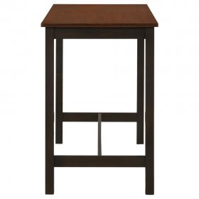 Connie 4-piece Counter Height Set Chestnut and Dark Brown