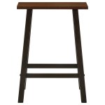 Connie 4-piece Counter Height Set Chestnut and Dark Brown