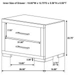 Jessica 5-piece Eastern King Bedroom Set Cappuccino