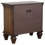 Franco 5-piece Eastern King Bedroom Set Burnished Oak