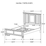 Franco 5-piece Eastern King Bedroom Set Burnished Oak