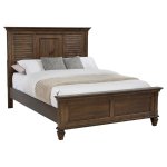 Franco 5-piece Queen Bedroom Set Burnished Oak