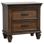 Franco 5-piece Queen Bedroom Set Burnished Oak