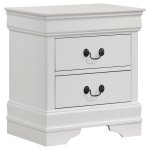 Louis Philippe 5-piece Full Bedroom Set White