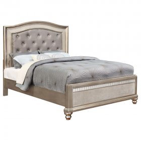 Bling Game 5-piece Eastern King Bedroom Set Platinum