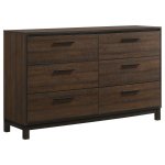 Edmonton 5-piece Eastern King Bedroom Set Rustic Tobacco