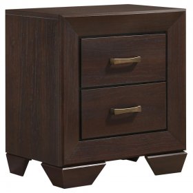 Kauffman 5-piece Eastern King Bedroom Set Dark Cocoa