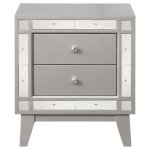 Leighton 5-piece Full Bedroom Set Metallic Mercury