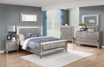 Leighton 5-piece Full Bedroom Set Metallic Mercury