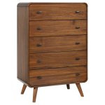 Robyn 5-piece California King Bedroom Set Dark Walnut