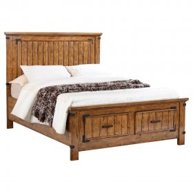 Brenner 5-piece Full Bedroom Set Rustic Honey