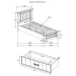 Brenner 5-piece Twin Bedroom Set Rustic Honey