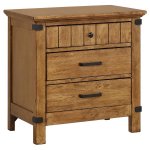 Brenner 5-piece Eastern King Bedroom Set Rustic Honey