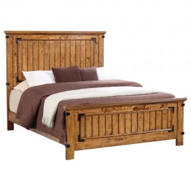 Brenner 5-piece California King Bedroom Set Rustic Honey