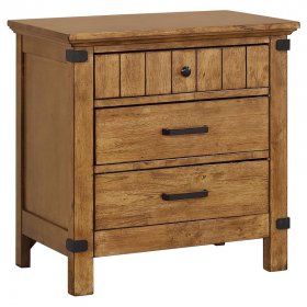 Brenner 5-piece California King Bedroom Set Rustic Honey