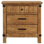 Brenner 5-piece California King Bedroom Set Rustic Honey