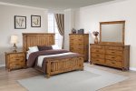 Brenner 5-piece California King Bedroom Set Rustic Honey