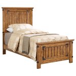 Brenner 5-piece Twin Bedroom Set Rustic Honey