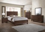 Brandon 5-piece Queen Bedroom Set Warm Brown