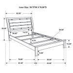 Serenity 5-piece Twin Bedroom Set Mod Grey