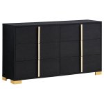 Marceline 5-piece Full Bedroom Set Black