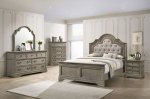 Manchester 5-piece Eastern King Bedroom Set Wheat Brown