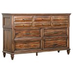 Avenue 5-piece Eastern King Bedroom Set Weathered Brown