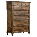 Avenue 5-piece Queen Bedroom Set Weathered Burnished Brown