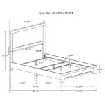 Sidney 5-piece Twin Bedroom Set Rustic Pine