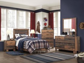 Sidney 5-piece Twin Bedroom Set Rustic Pine