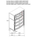 Evangeline 5-piece Eastern King Bedroom Set Silver Oak