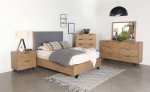 Taylor 5-piece Eastern King Bedroom Set Light Honey Brown