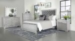 Eleanor 5-piece California King Bedroom Set Metallic Mercury