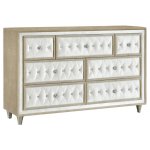 Antonella 5-piece Eastern King Bedroom Set Ivory