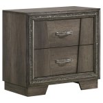 Janine 5-piece Eastern King Bedroom Set Grey