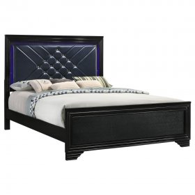 Penelope 5-piece Eastern King Bedroom Set Midnight Star