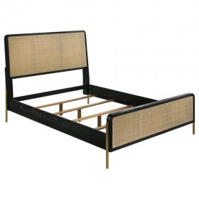 Arini 5-piece Queen Bedroom Set Black and Natural